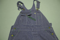 Key Imperial Hickory Railroad Striped Vintage Made in USA Bibs Overalls