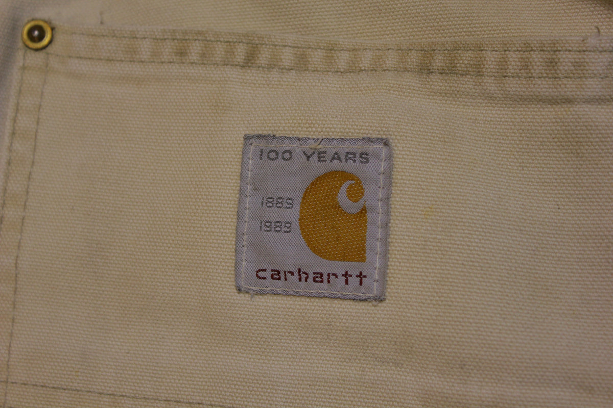 Carhartt 62W BRN Double Knee Front Duck Wash Work Pants Vintage 1989 8 ...