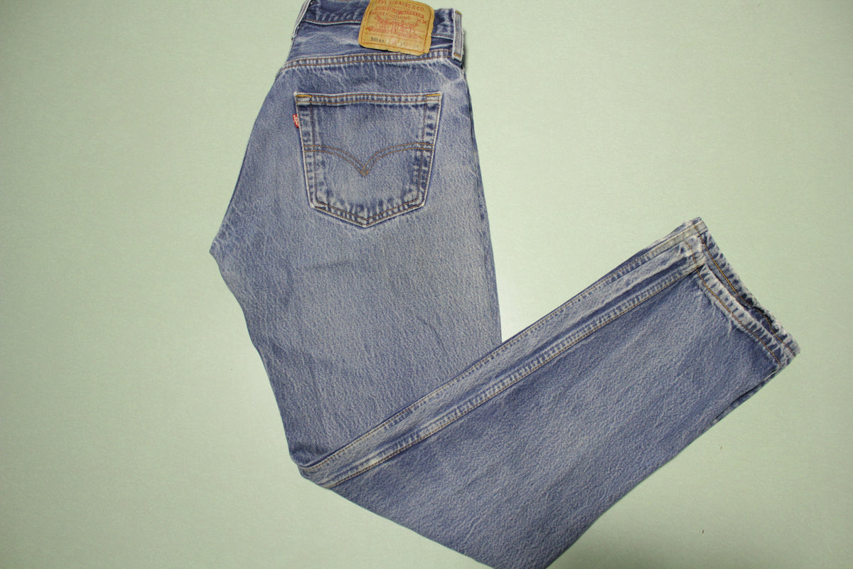90s Levis 501 Button Fly Jeans. Vintage, Made in USA 501xx 32x30 Denim