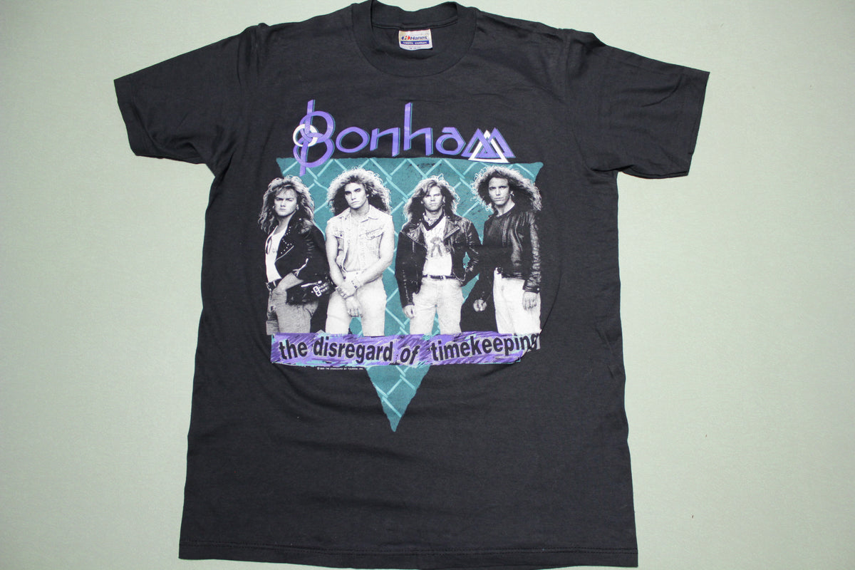 Bonham Disregard of Timekeeping 89-90 Tour Band T-Shirt