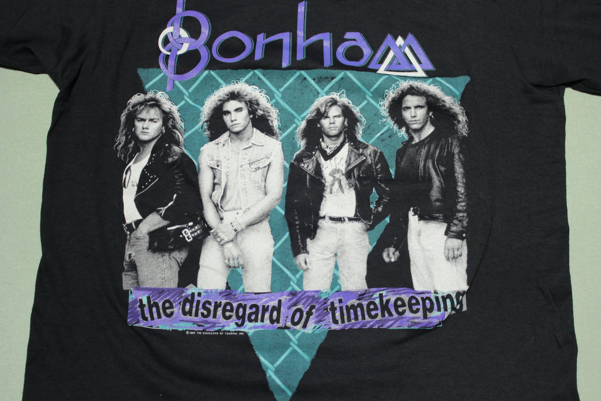 Bonham Disregard of Timekeeping 89-90 Tour Band T-Shirt