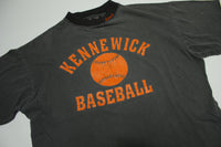 Kennewick Baseball Embroidered Collar Vintage 90's Made in USA Distressed T-Shirt