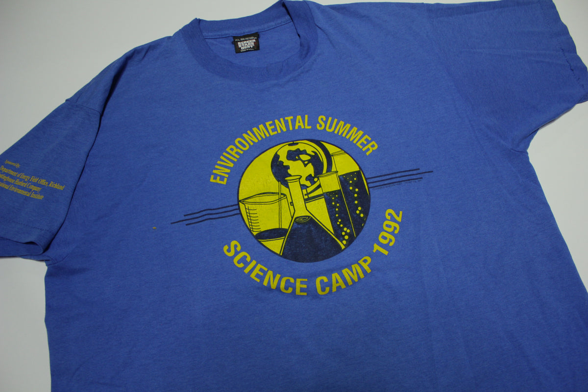 Environmental Summer Science Camp 1992 Vintage Hanford Westinghouse T-Shirt