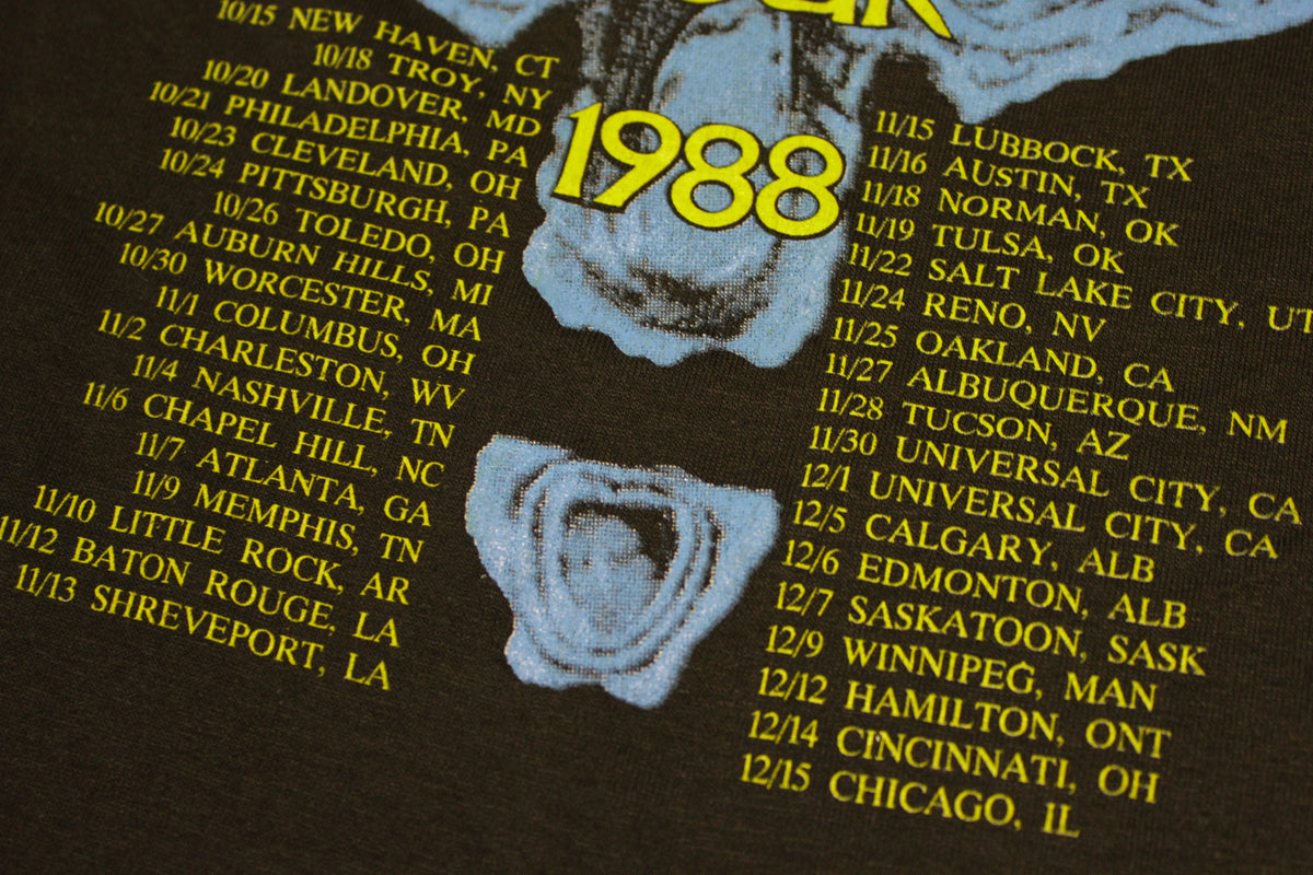 Robert Plant Led Zeppelin Non Stop Go World Tour 1988 Vintage T-Shirt