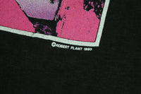 Robert Plant Led Zeppelin Manic Nirvana 1990 Vintage Tour T-Shirt
