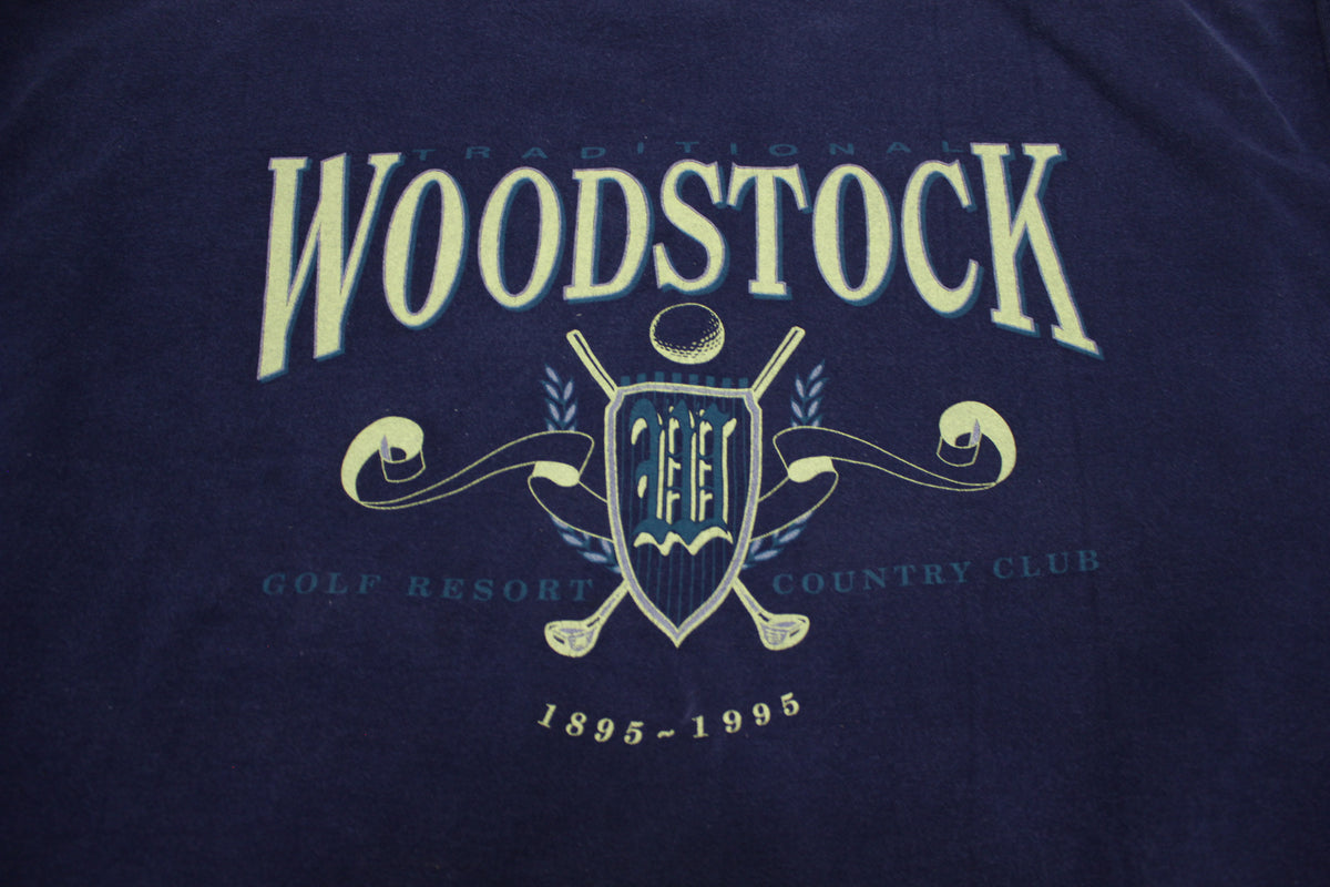 Woodstock Golf Resort Country Club Vintage 90's Traditional Crewneck Sweatshirt