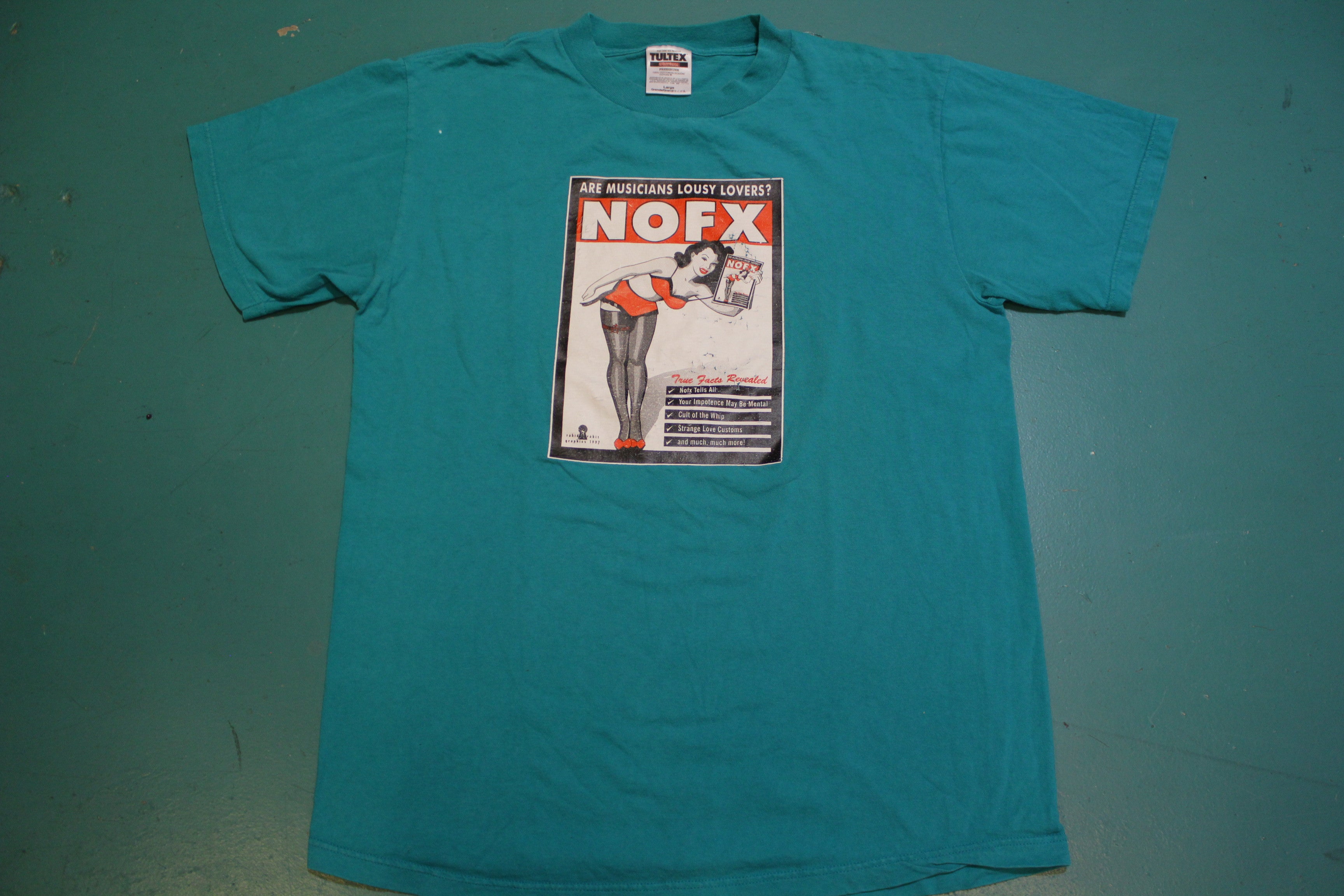 NOFX Saved My Sex Life Vintage 's  Musicians Lousy Lovers T