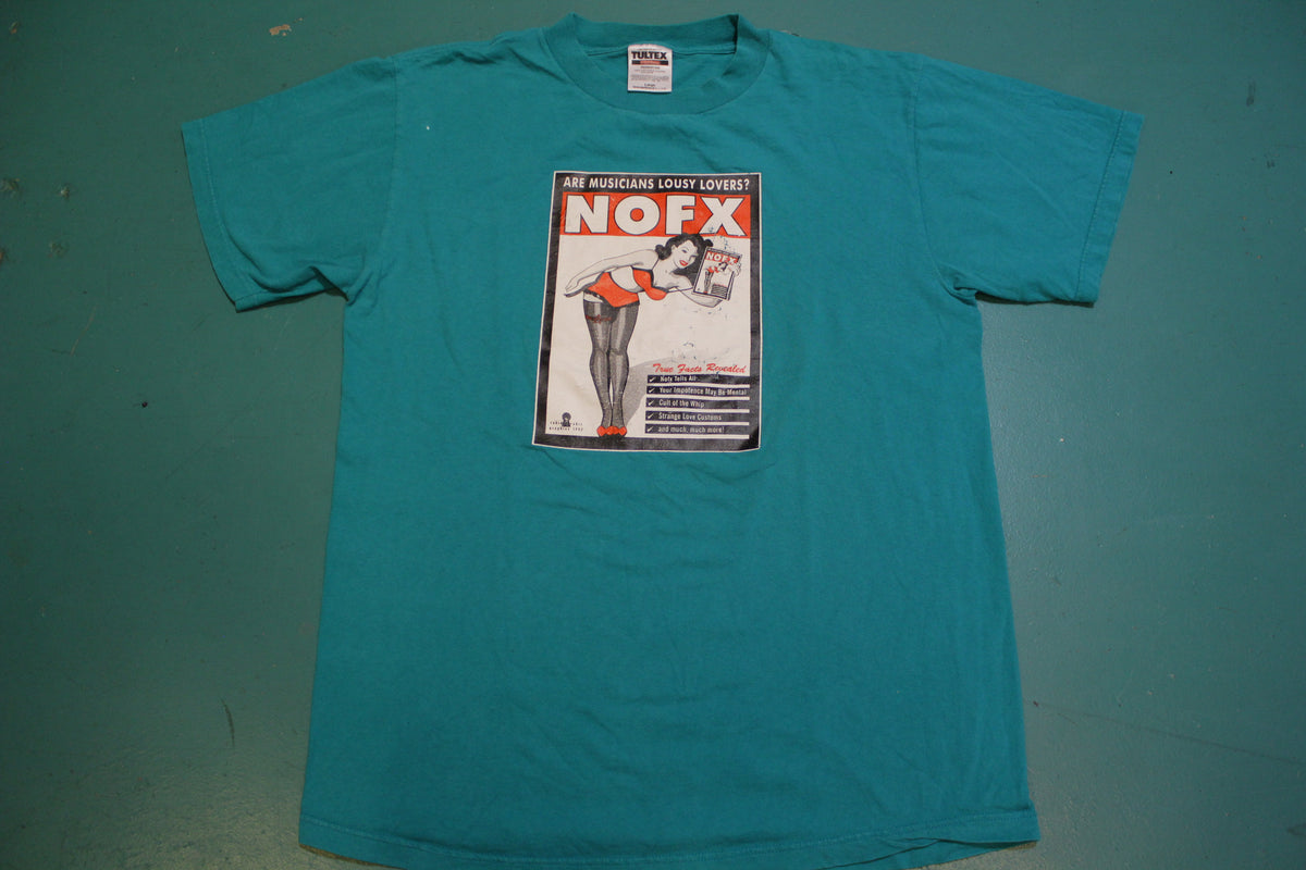 NOFX Saved My Sex Life Vintage 90's 1997 Musicians Lousy Lovers T-Shirt GRAIL