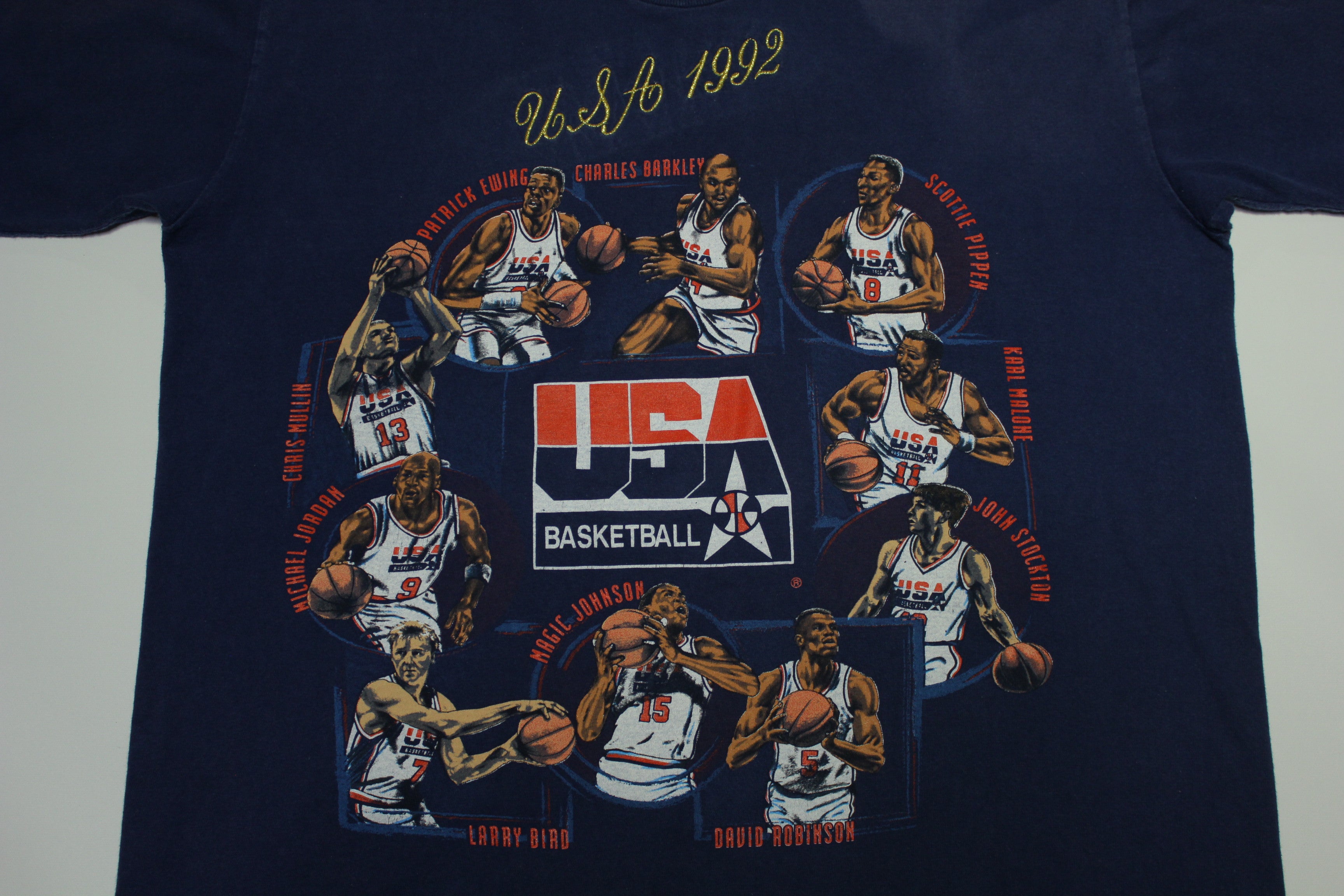 Olympic USA Dream Team 1992 Jordan Magic Vintage 90's Nutmeg Mills