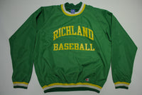Richland Bombers Baseball Vintage 90's Champion USA Pullover Windbreaker Track Jacket