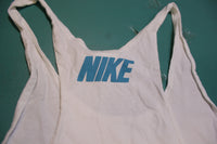 Nike Vintage 80's Gray Tag Tennis Ball Pouch Tank Top Shirt USA Made