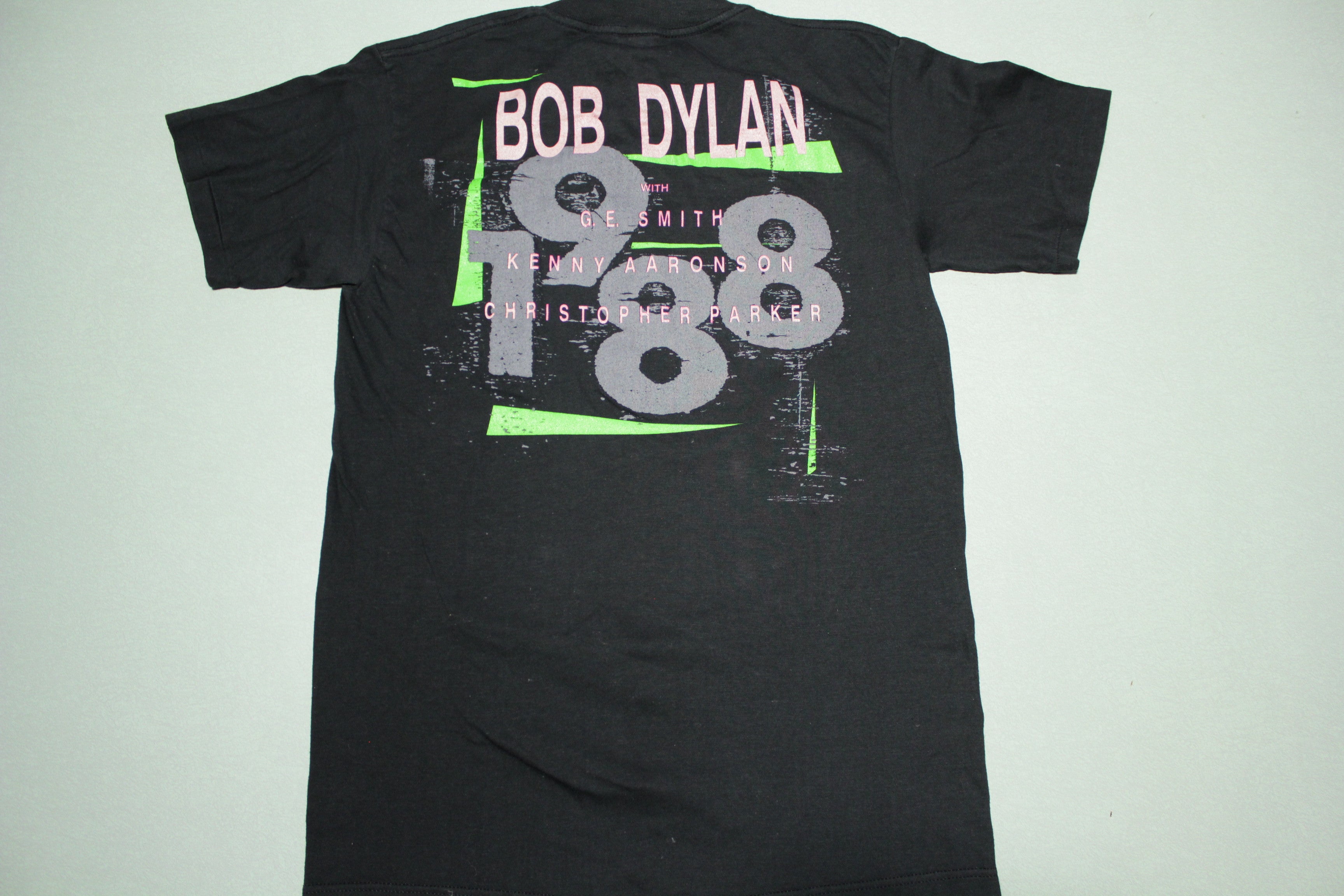 T-shirt Vintage Bob Dylan & Van Morrison Tour 1998 - Homme Taille XL - Occasion En Très Bon état - Modèle "Dont You Dare Miss It"