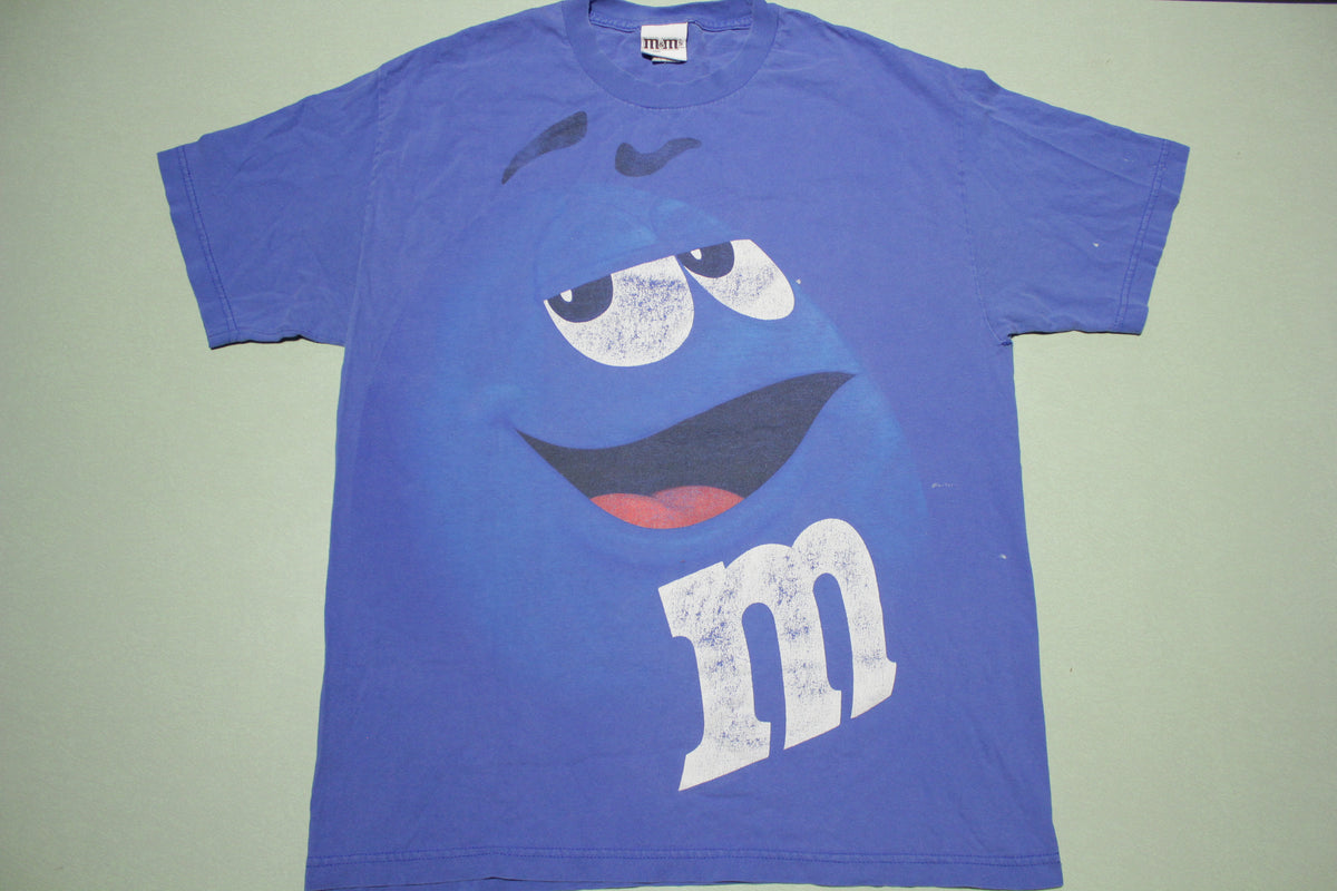 M&M Blue 2011 Official Candy Snack T-Shirt