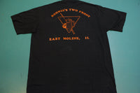 Bald Eagle Ronnies Two Front East Moline Single Stitch Vintage 80's T-Shirt