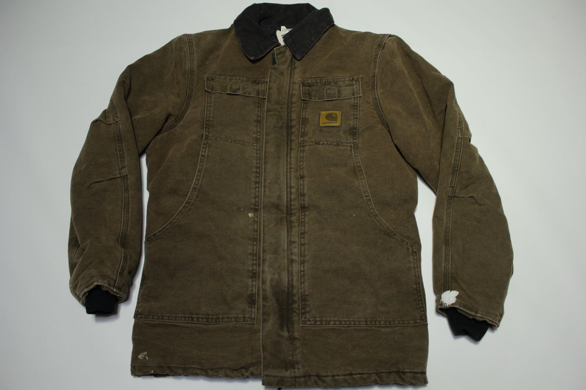 Carhartt C26 CHT Made In USA Quilt Arctic Lined Traditional Work Chore Work Jacket