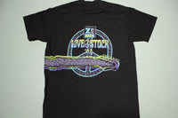 Livestock 1994 Rock Festival KLZX Z93 Utah Vintage T-Shirt