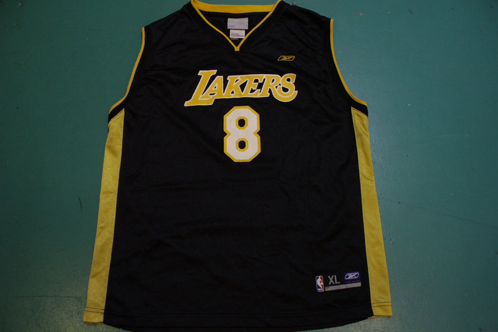 VTG Kobe Bryant #8 Los Angeles Lakers NBA Reebok Gold Jersey Dress