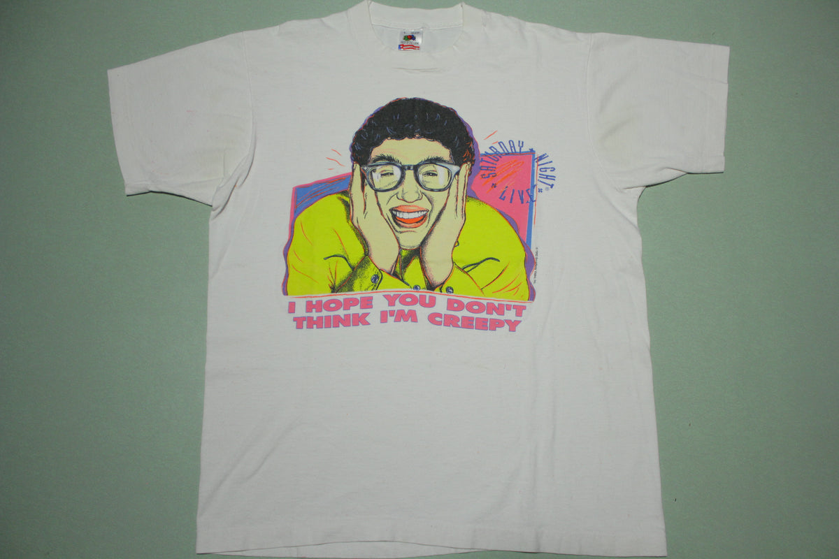 Pat Hope You Don't Think I'm Creepy Vintage SNL 90's T-Shirt