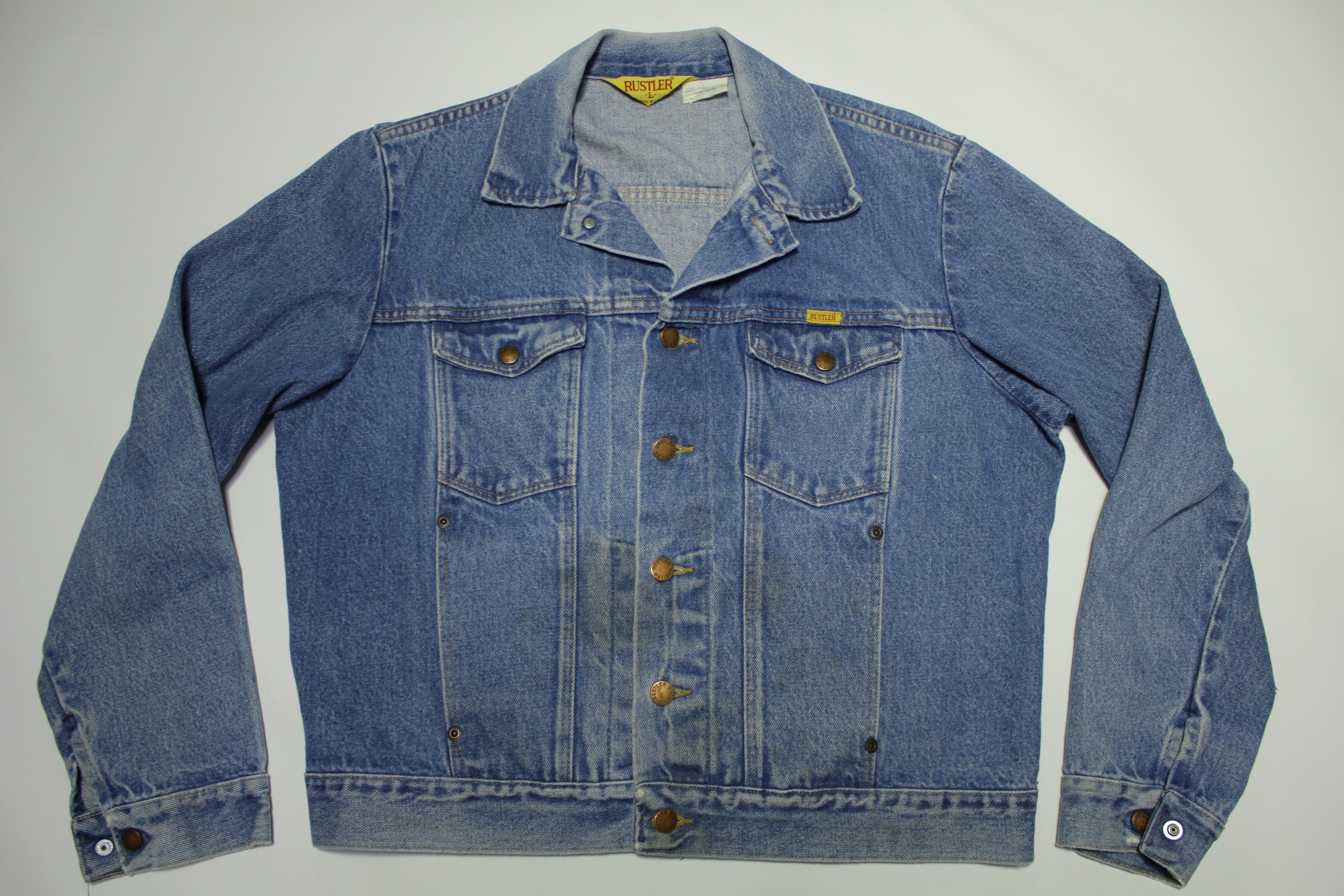 70-80s usa vintage RUSTLER denimjacket - アウター