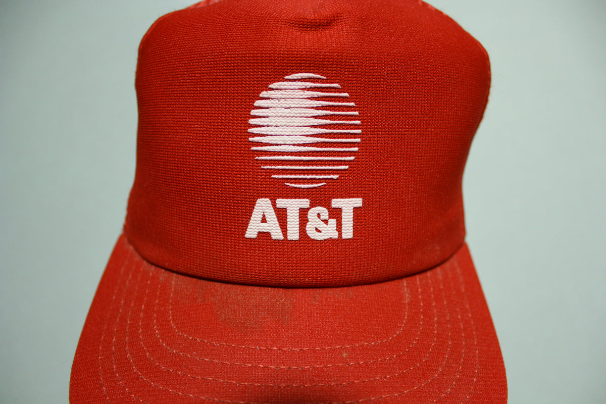 AT&T Telephone Vintage 80's Adjustable Back Snapback Hat