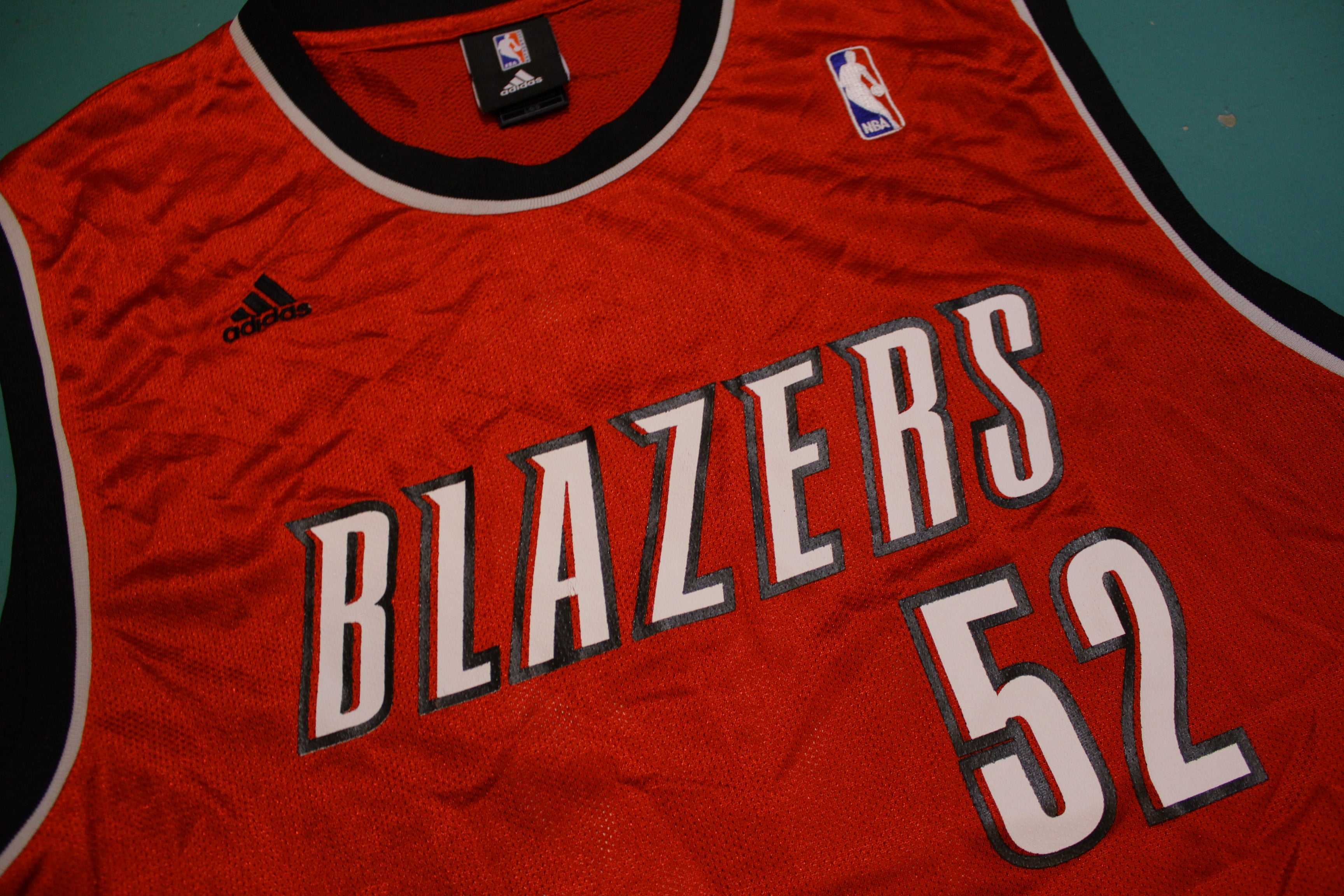 Adidas Portland Trailblazers 52 Greg Oden Vintage Basketball Jersey thefuzzyfelt