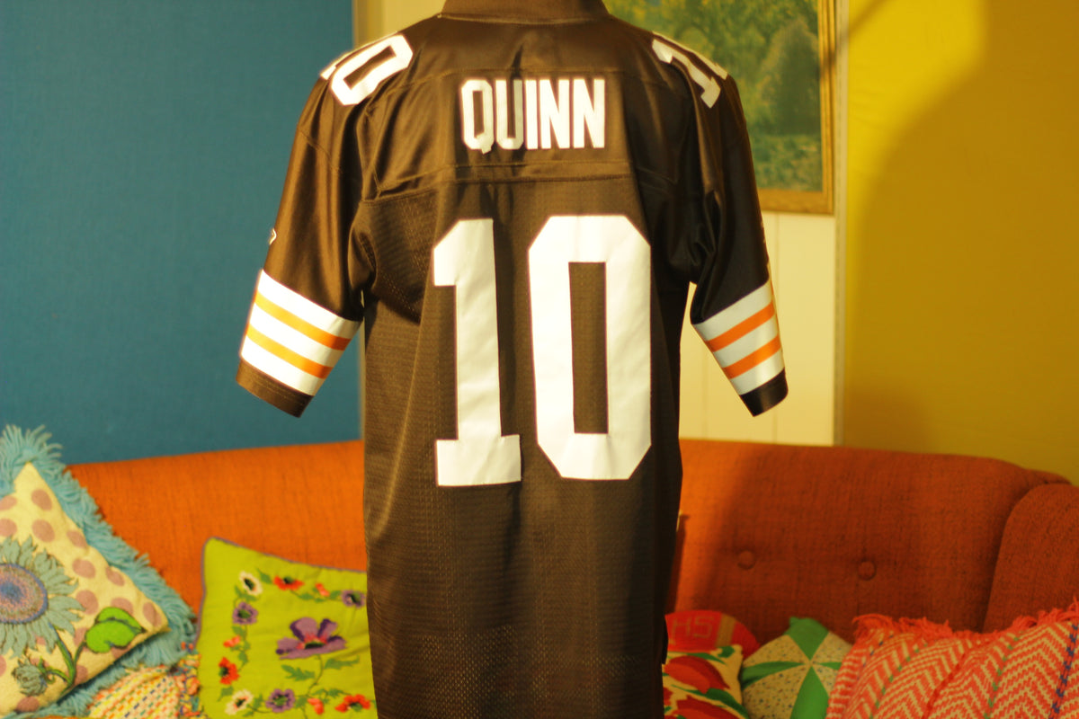 Vintage Cleveland Browns Brady Quinn # 10 QB Jersey Size L Like New