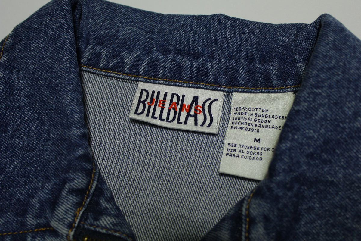 Bill Blass Jeans 80's Vintage Trucker Jean Jacket