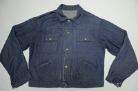 JCPenney Ranch Craft Pleated Type 2 60's Vintage Trucker Jean Jacket