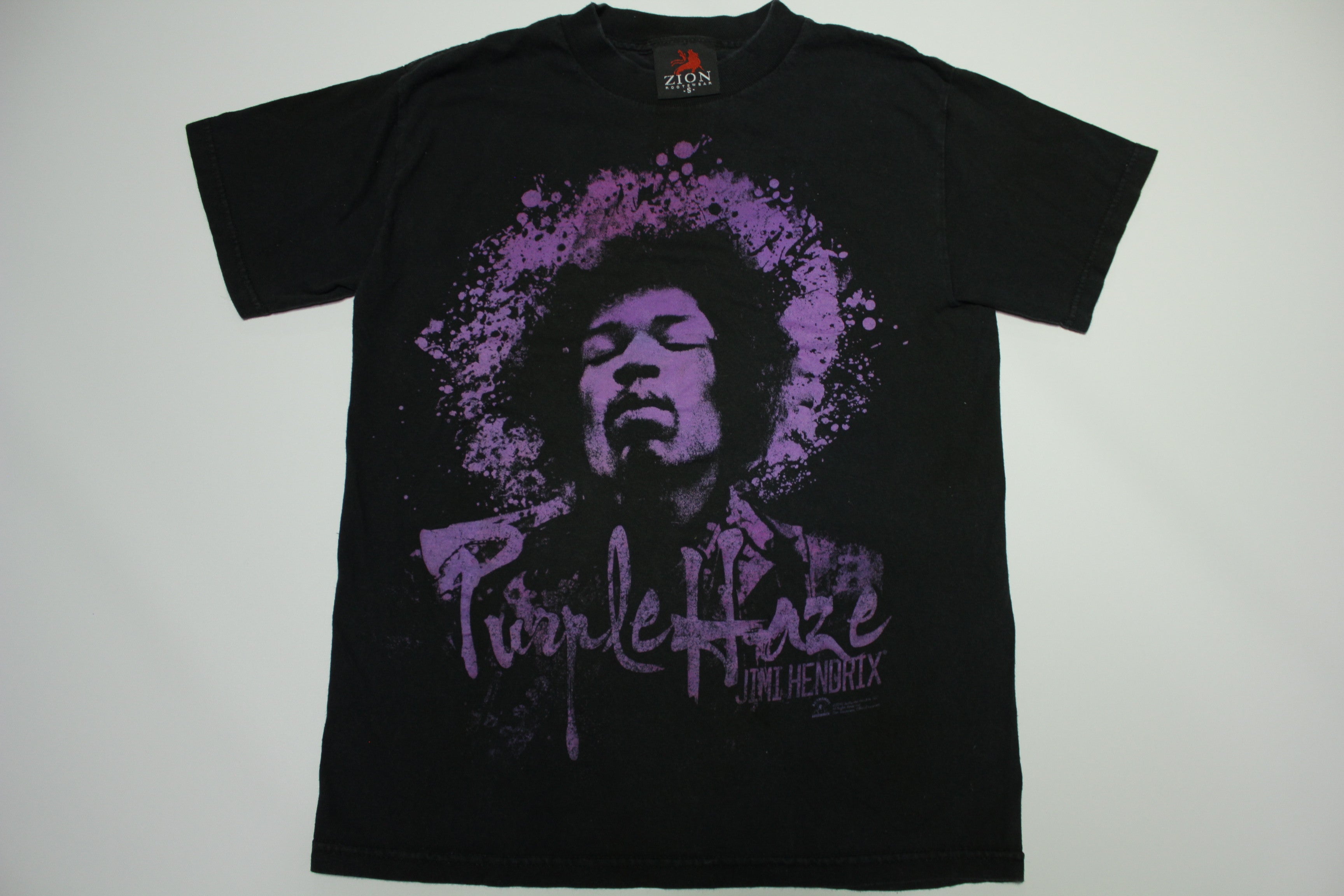 Purple Haze Jimi Hendrix Y2K Black Authentic Zion Rootswear Band T ...