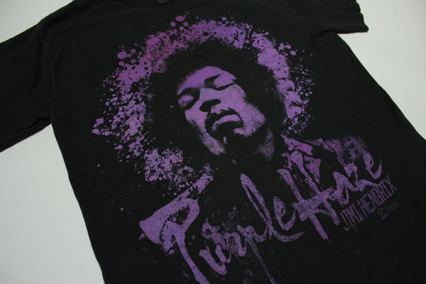 Purple Haze Jimi Hendrix Y2K Black Authentic Zion Rootswear Band T-Shirt
