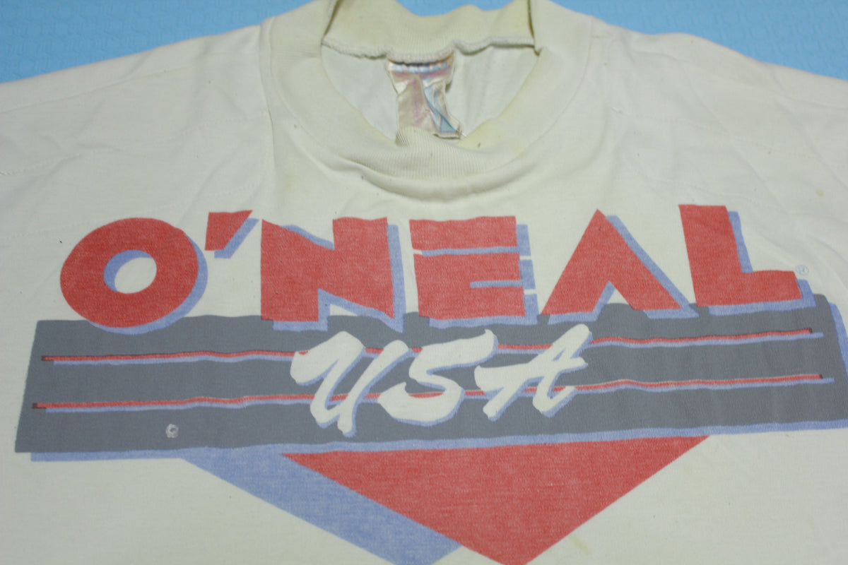 O'Neal Vintage 80's BMX Bike Racing Mag Wheels Long Sleeve T-Shirt