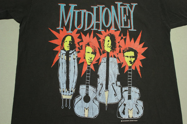 Mudhoney Vintage 1993 Giant Tag USA Single Stitch Grunge Guitar Head T-Shirt