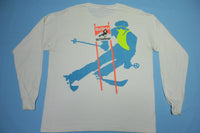 Marlboro Ski Challenge Vintage 90's Snow Skiing Cigarette Promo Long Sleeve T-Shirt