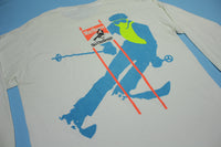 Marlboro Ski Challenge Vintage 90's Snow Skiing Cigarette Promo Long Sleeve T-Shirt