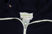 Oshmans Sportswear Vintage 80's Striped Zip Up Track & Field Jacket