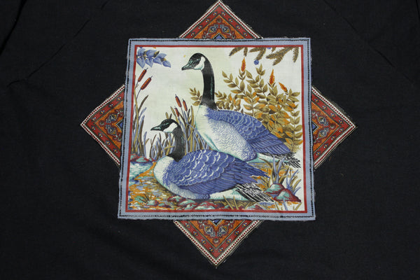 Canadian Geese Vitnage 80's Grandma Crewneck Sweatshirt Made in USA