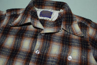 Pendleton 70s 80s Lodge Flannel Crop Lumberjack Button Up Shirt