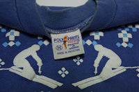 Washington Snow Ski Poly Prints Vintage 80's Crewneck Tourist Sweatshirt