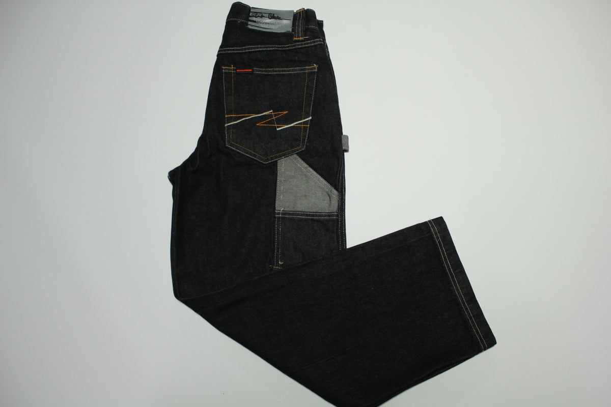 Fubu Collection Streetwear Cargo Patchwork Style Hip Hop Cargo Carpenter Jeans