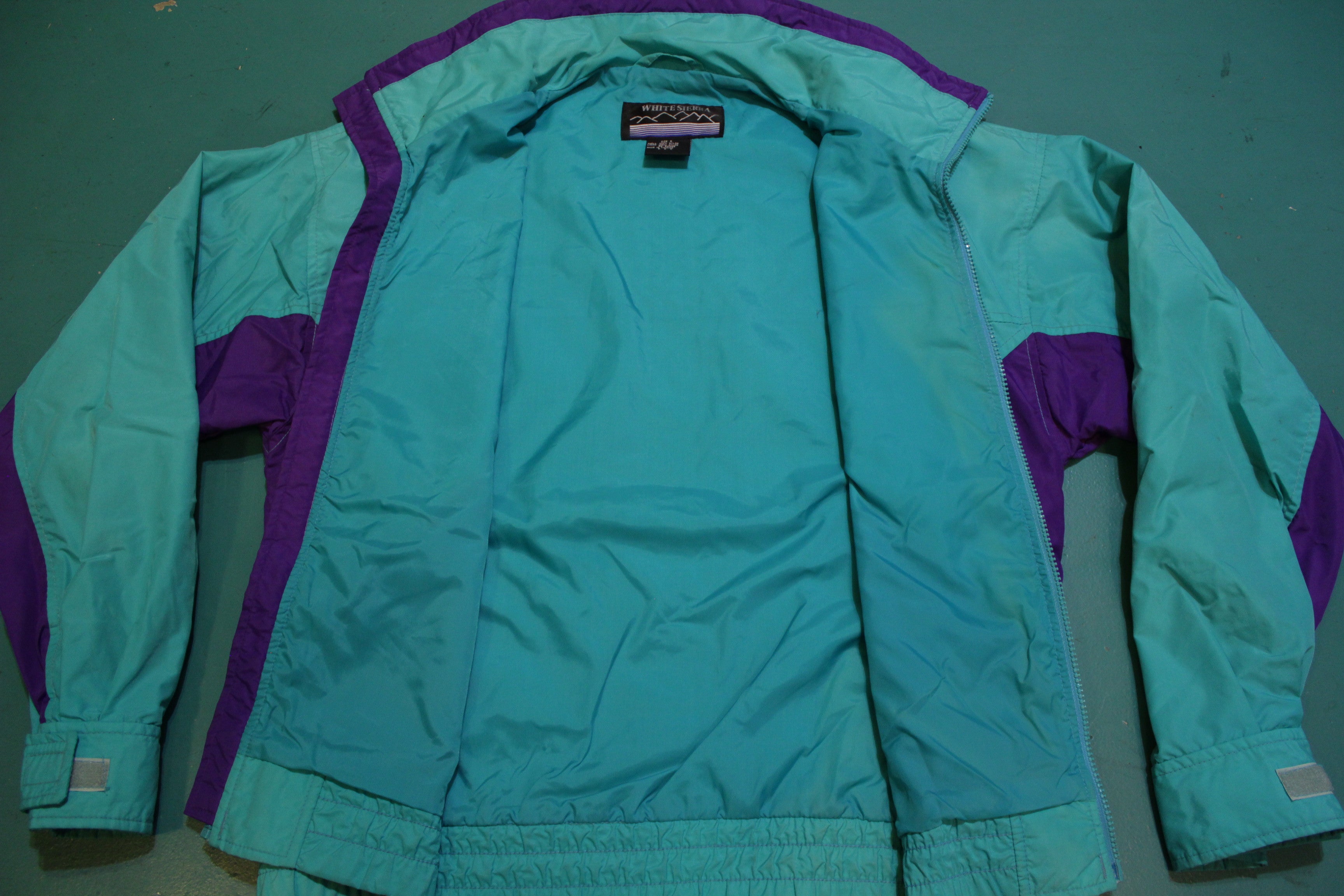 90s purple and deals teal windbreaker