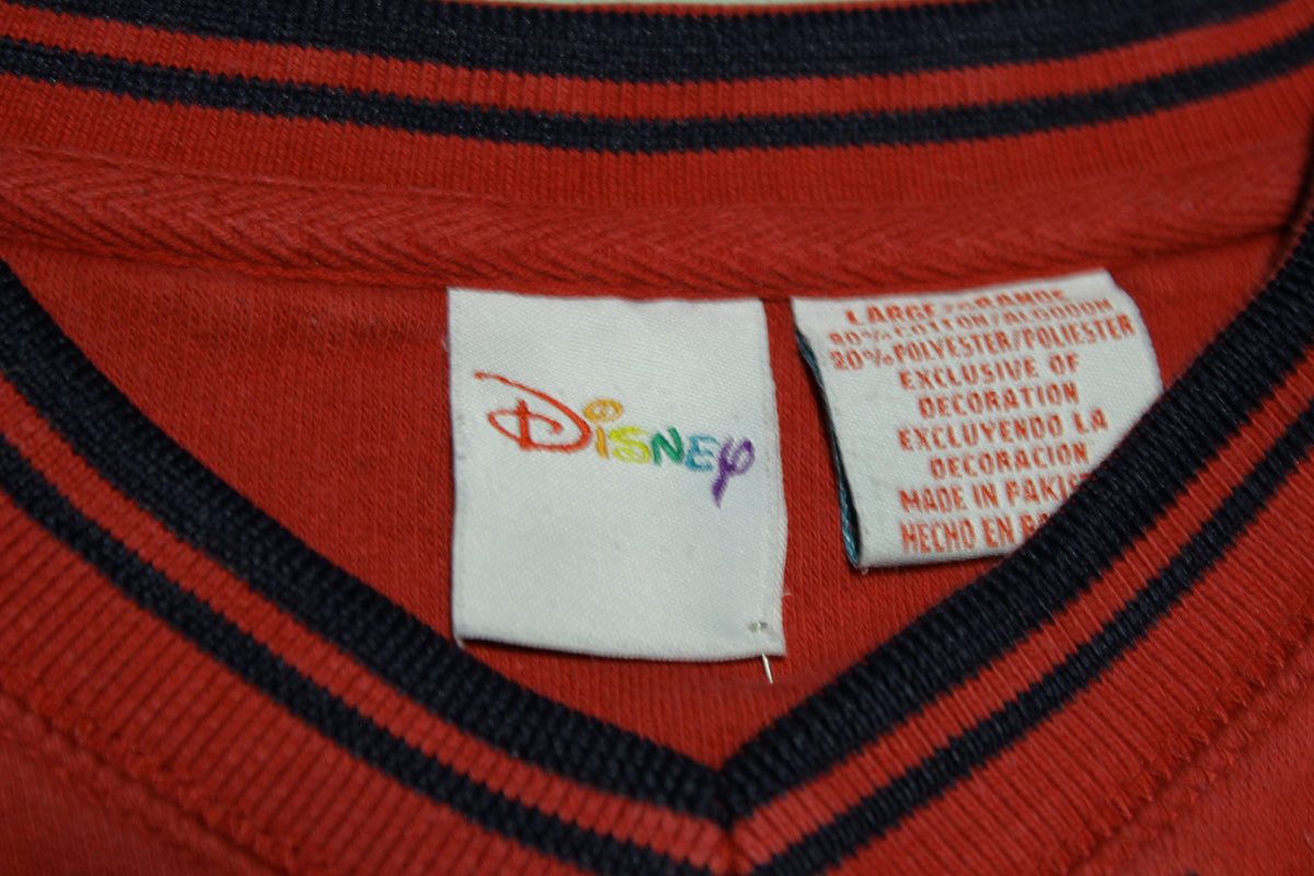 Tigger Disney Pooh Embroidered Sewn Patch Vintage 90's Crewneck Sweatshirt