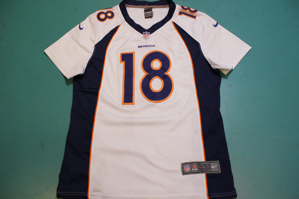 Nike Peyton Manning #18 Denver Broncos Authentic Football Jersey