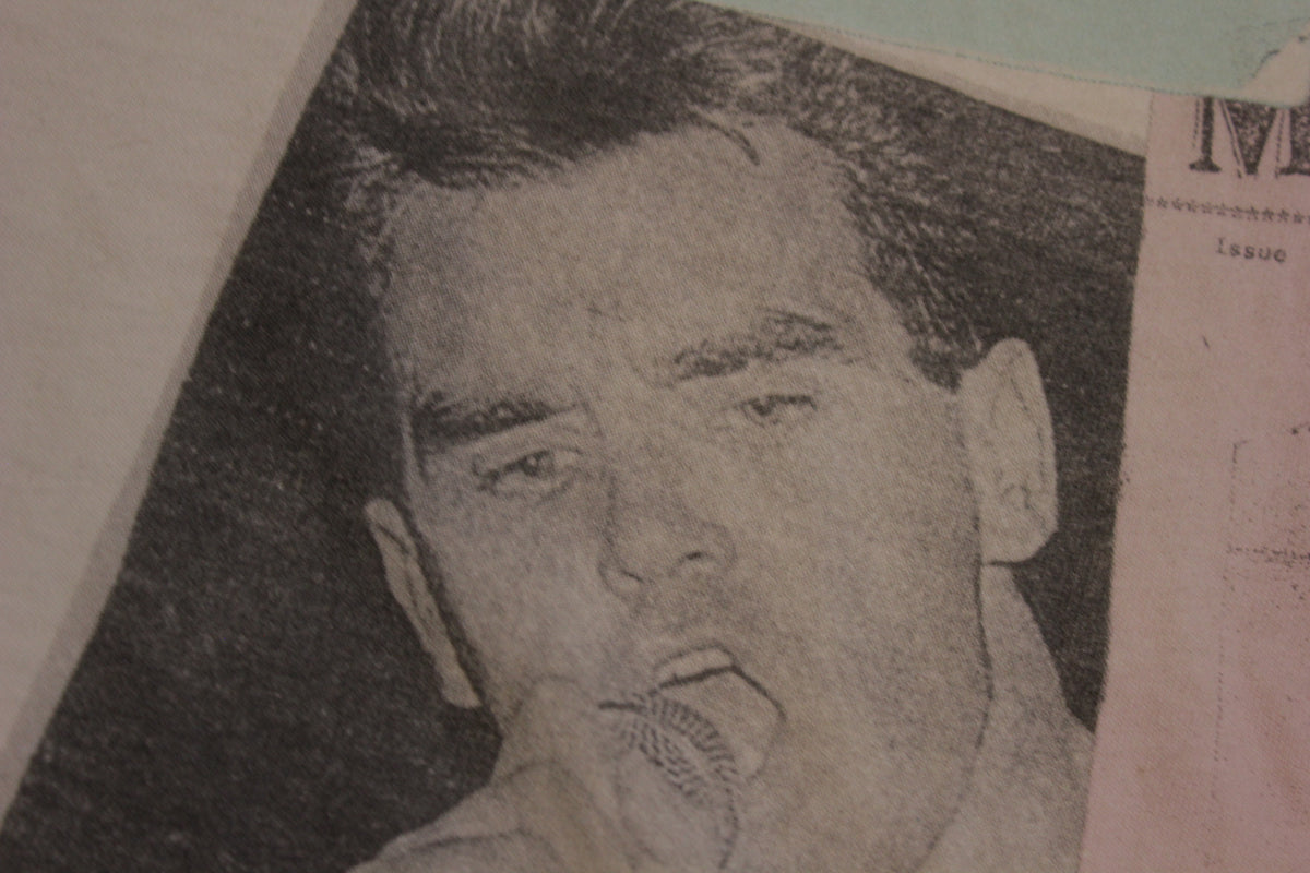 Morrissey Morri'zine 1988 / 2000s  Fresh Jive White T-Shirt