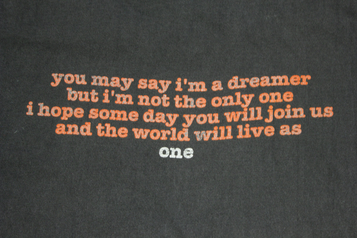 John Lennon NYC Vintage Dated 1991 Bob Gruen Hanes USA T-Shirt