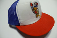 McDonalds 1984 Olympic Eagle Vintage Foam Mesh 80s Adjustable Back Snapback Hat