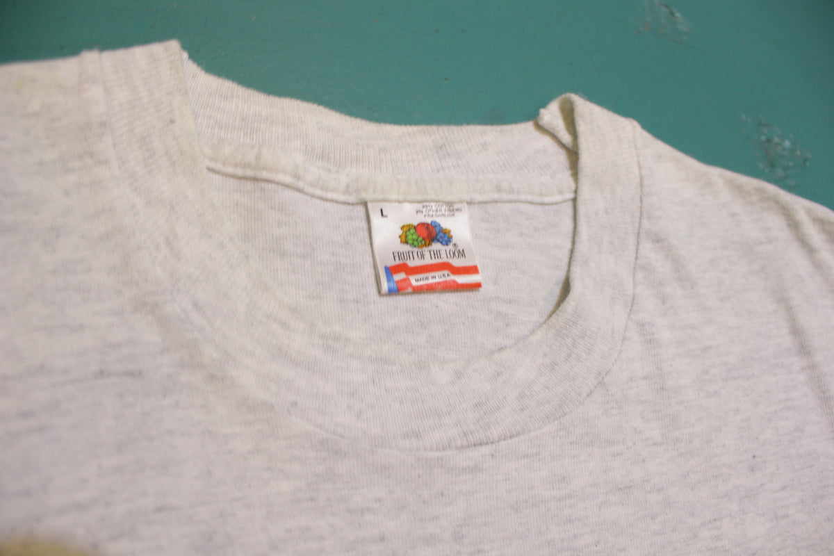 Nashville 1991 Great Race Fruit of the Loom USA Single Stitch 90's Vintage T-Shirt