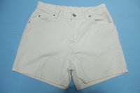 Levis 37952 950 Vintage 90's White High Waisted Denim Jean Mom Shorts