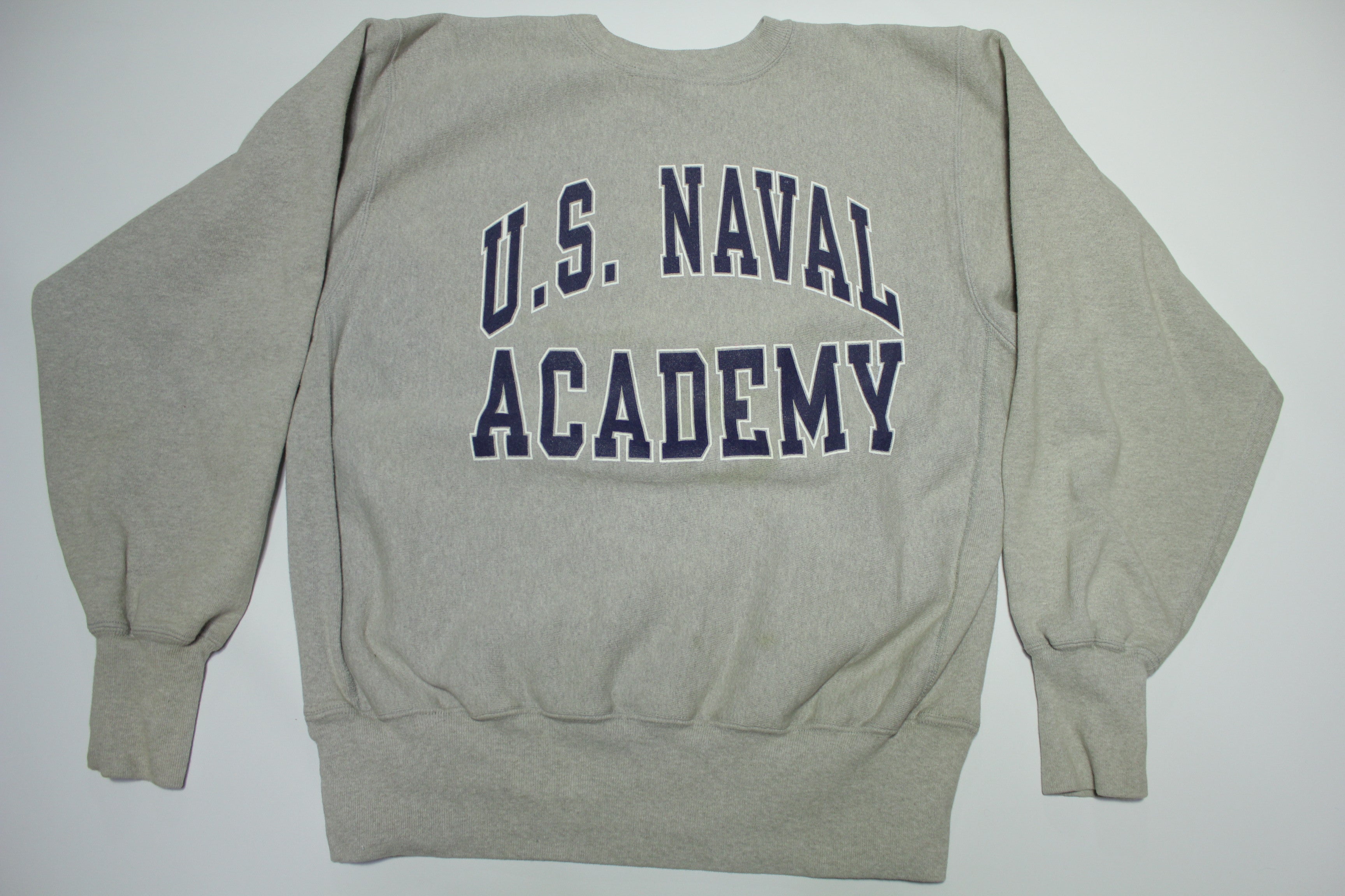 U.S. Naval Academy Vintage 90's Reverse Weave Champion Crewneck