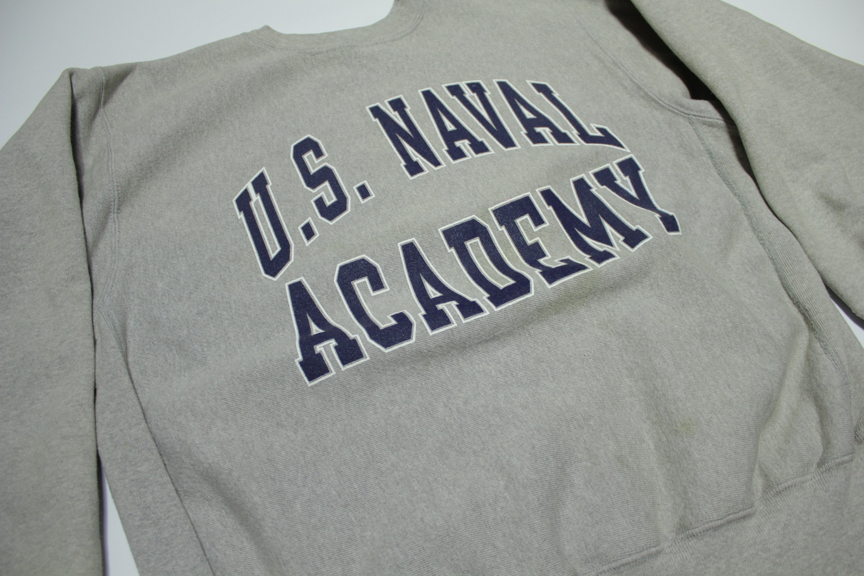 U.S. Naval Academy Vintage 90's Reverse Weave Champion Crewneck