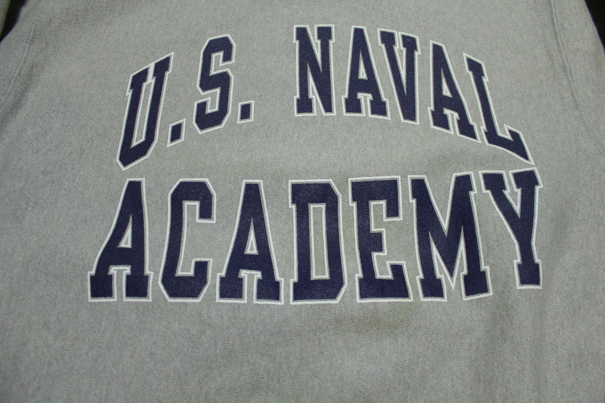 U.S. Naval Academy Vintage 90's Reverse Weave Champion Crewneck Military Sweatshirt